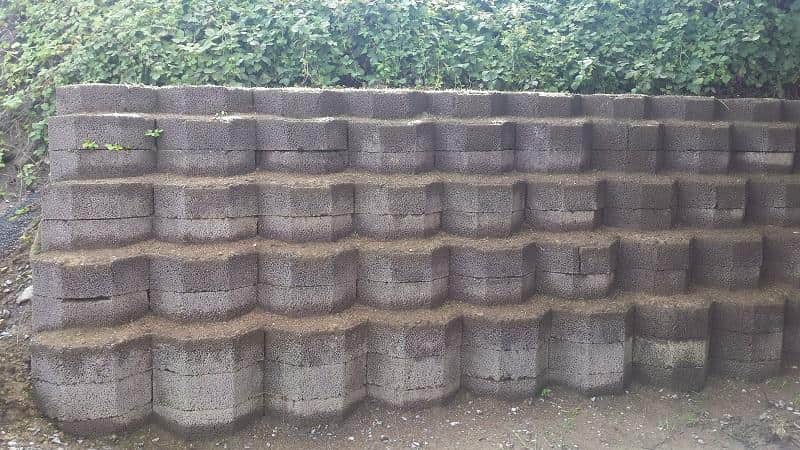 Mur de soutènement végétalisable... 